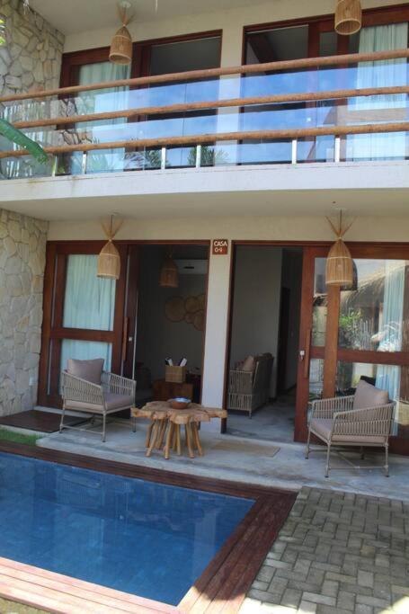 Villa Casa De Luxo Na Praia Do Patacho - Cond. Azulu, Casa 04 à Pôrto de Pedras Extérieur photo